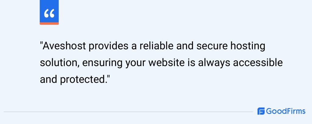 Aveshost provides a reliable and secure hosting solution