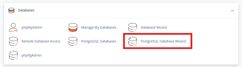 PostgreSQL Database Wizard