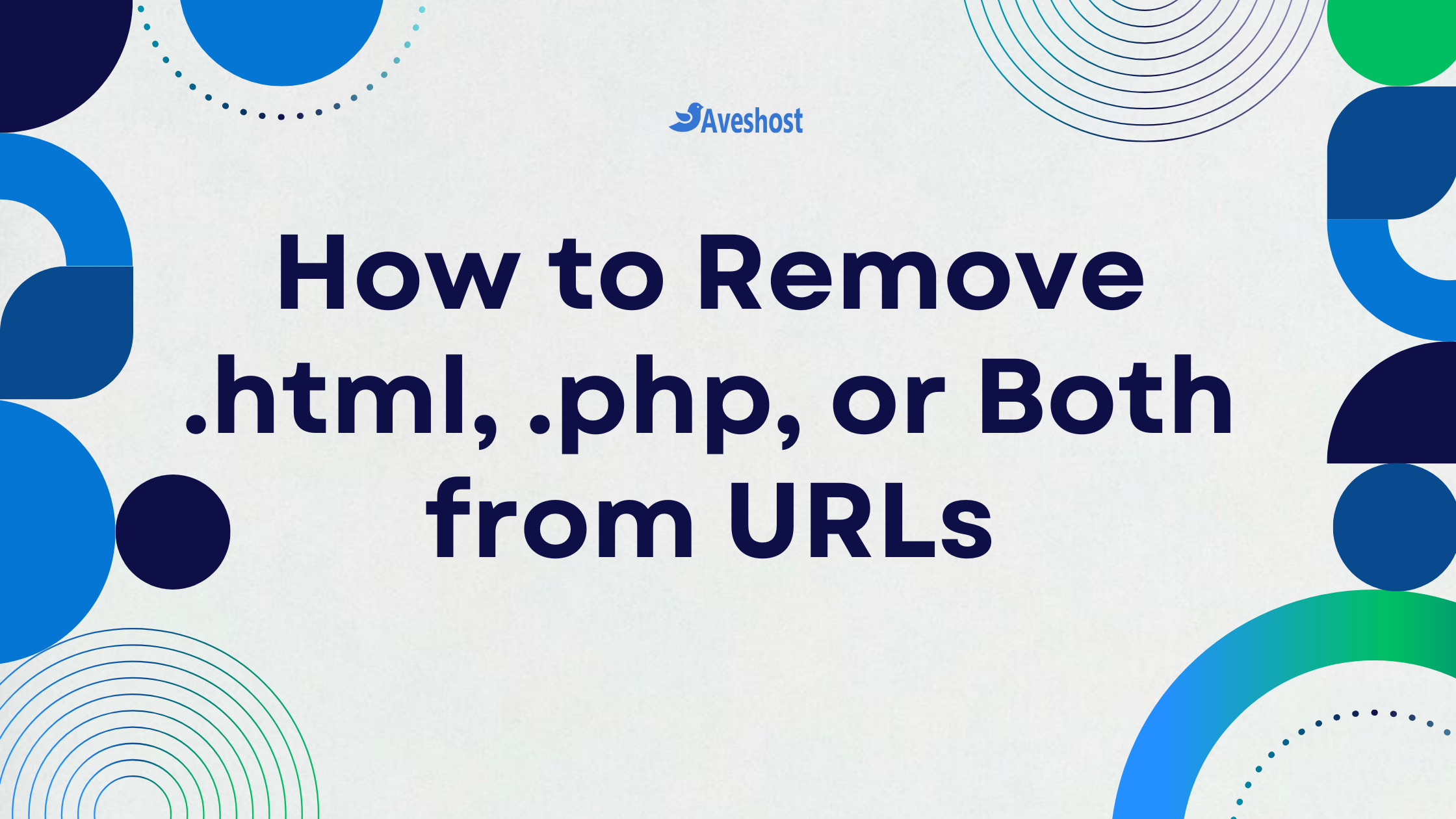 How to Remove .html, .php, or Both from URLs